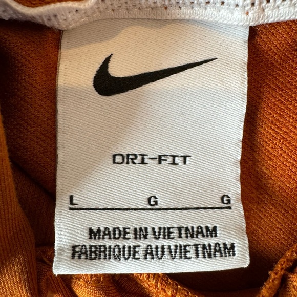 Texas Longhorns Nike Sideline Hoodie Performance Long Sleeve T-Shirt- Size L - Picture 2 of 2